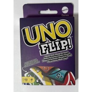 Mattel UNO Flip GDR44 Double Sided Card Game for 2-10 Players Ages 7Y+‎